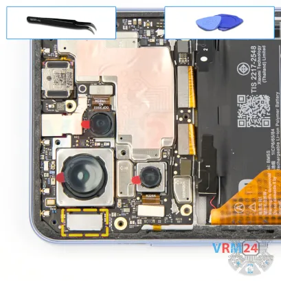 Como desmontar Xiaomi 13T Pro por si mesmo, Passo 14/1