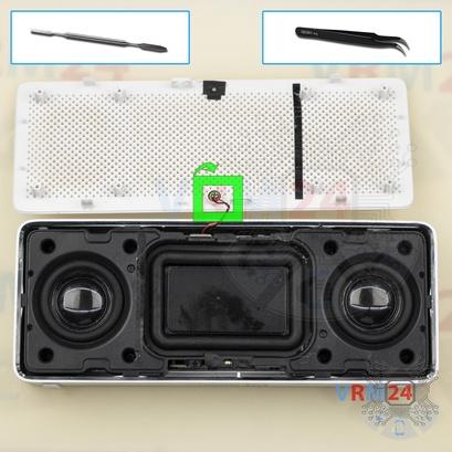 Como desmontar Xiaomi Mi Square Box Bluetooth Speaker 2 por si mesmo, Passo 3/1