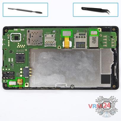 How to disassemble Nokia X2 RM-1013, Step 7/1