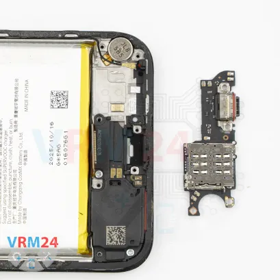 How to disassemble Realme C85, Step 9/2