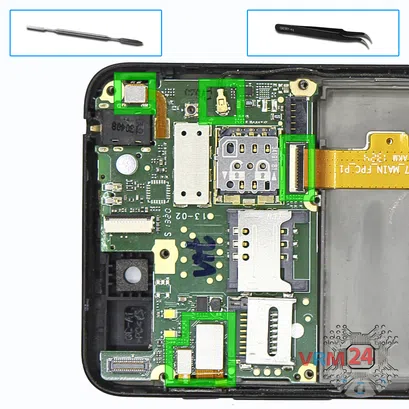 How to disassemble Highscreen Alpha ICE, Step 7/1