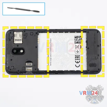 How to disassemble Nokia 1.3 TA-1205, Step 5/1