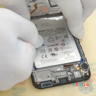 Как разобрать Samsung Galaxy А15 SM-A155, Шаг 18/4