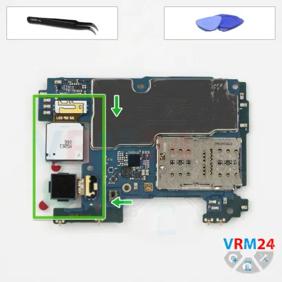 How to disassemble Samsung Galaxy A26 SM-A268, Step 17/1