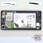 How to disassemble Sony Xperia X, Step 3/1