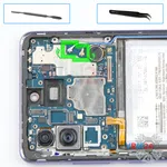 Cómo desmontar Samsung Galaxy A52 SM-A525, Paso 15/1