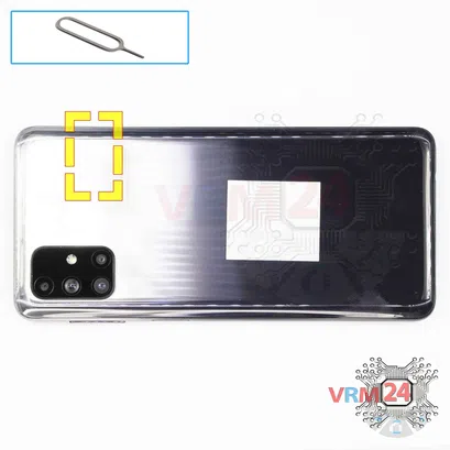 Como desmontar Samsung Galaxy M31s SM-M317 por si mesmo, Passo 2/1