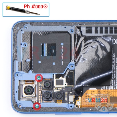 How to disassemble Xiaomi Redmi Note 11, Step 6/1