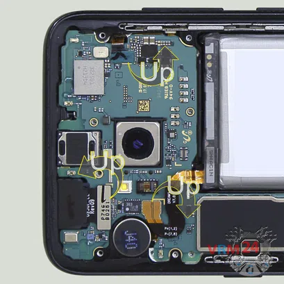 How to disassemble Samsung Galaxy S8 SM-G950, Step 5/2