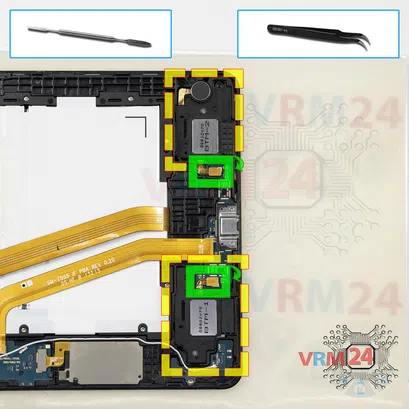 How to disassemble Samsung Galaxy Tab A 10.5'' SM-T595, Step 5/1