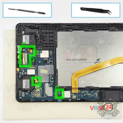 Cómo desmontar Samsung Galaxy Tab A 10.5'' SM-T590, Paso 16/1