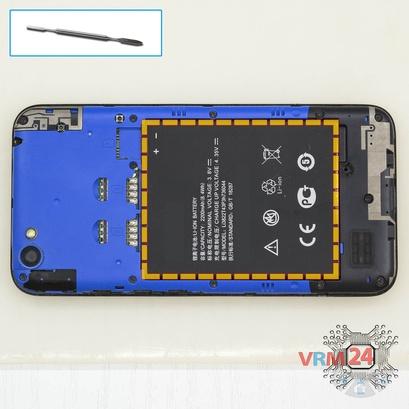 How to disassemble ZTE Blade L4, Step 2/1