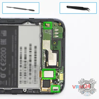 How to disassemble HTC Desire 620G, Step 6/1