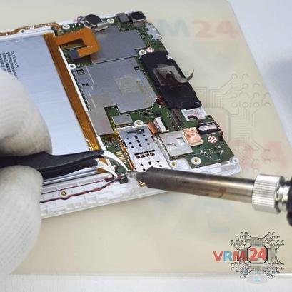 Como desmontar Lenovo Tab 4 TB-8504X, Passo 13/3