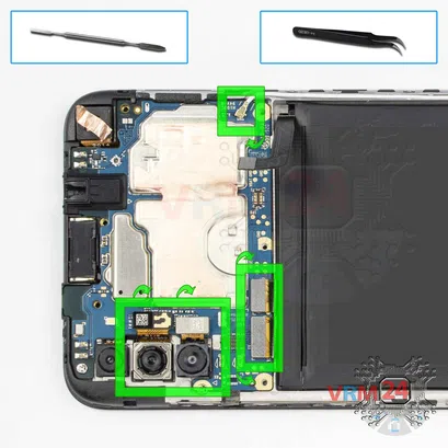 Cómo desmontar Samsung Galaxy A11 SM-A115, Paso 14/1