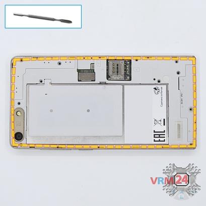 How to disassemble Huawei Ascend G6 / G6-L11, Step 3/1