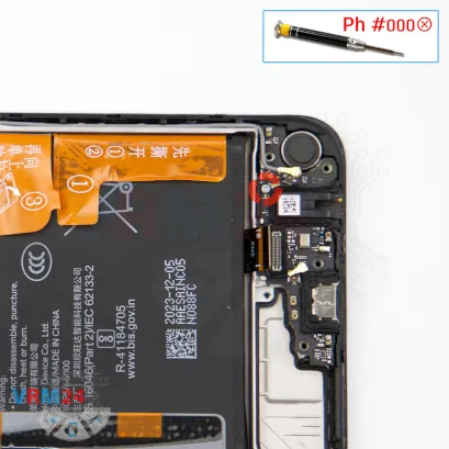 How to disassemble Honor X7b, Step 16/1