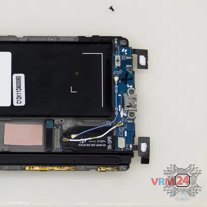 Cómo desmontar Samsung Galaxy Note 4 SM-N910, Paso 11/2