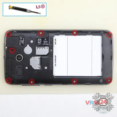 How to disassemble Huawei Ascend Y511, Step 3/1