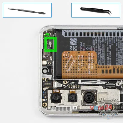 How to disassemble Xiaomi Mi Note 10 Lite, Step 11/1