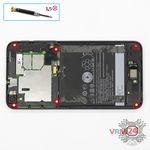 How to disassemble HTC Desire 816, Step 2/1