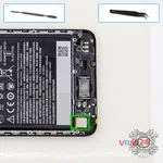 How to disassemble HTC Desire 728, Step 5/1