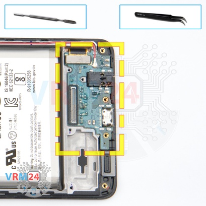 How to disassemble Samsung Galaxy M51 SM-M515, Step 9/1