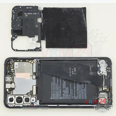 How to disassemble Huawei P20 Pro, Step 4/2