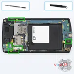 How to disassemble Samsung Wave 3 GT-S8600, Step 9/1