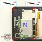 How to disassemble Sony Xperia M4 Aqua, Step 9/1