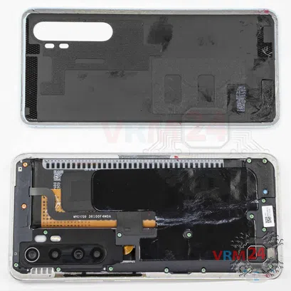 Como desmontar Xiaomi Mi Note 10 Lite por si mesmo, Passo 3/2