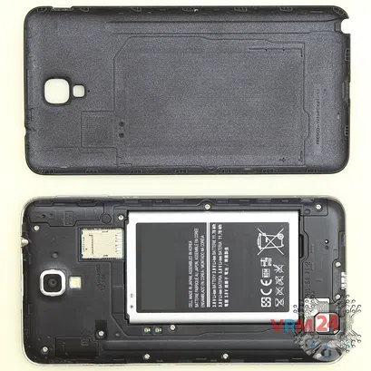 Как разобрать Samsung Galaxy Note 3 Neo SM-N7505, Шаг 1/2