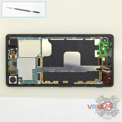How to disassemble Sony Xperia Z3 Plus, Step 5/1