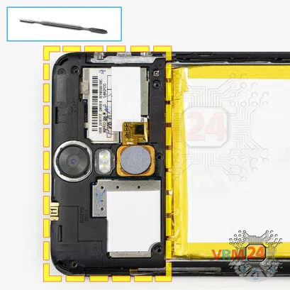 How to disassemble Highscreen Easy XL Pro, Step 6/1