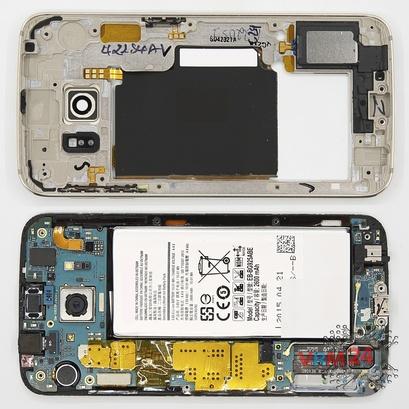 How to disassemble Samsung Galaxy S6 Edge SM-G925, Step 4/2