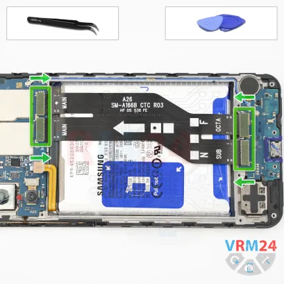 How to disassemble Samsung Galaxy A17 4G SM-A175, Step 9/1