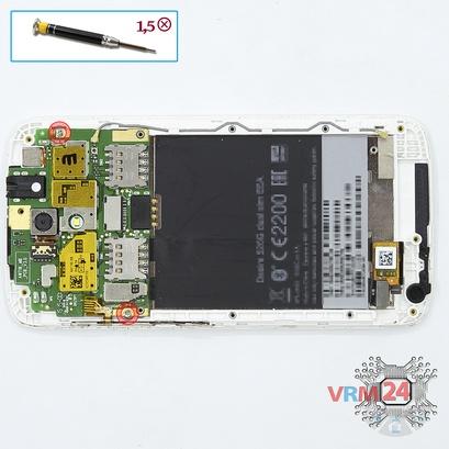 How to disassemble HTC Desire 526G, Step 9/1
