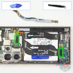 How to disassemble Samsung Galaxy S24 Ultra SM-S928, Step 10/2