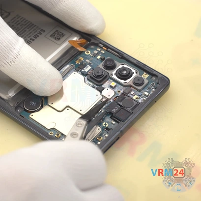Cómo desmontar Samsung Galaxy A71 5G SM-A7160, Paso 14/3