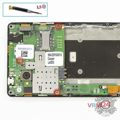 How to disassemble Alcatel OT View 5040X, Step 5/1