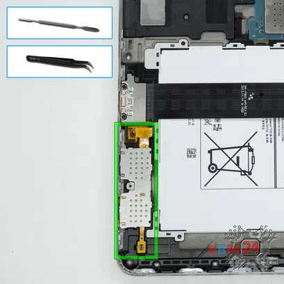 Cómo desmontar Samsung Galaxy Note Pro 12.2'' SM-P905, Paso 7/1