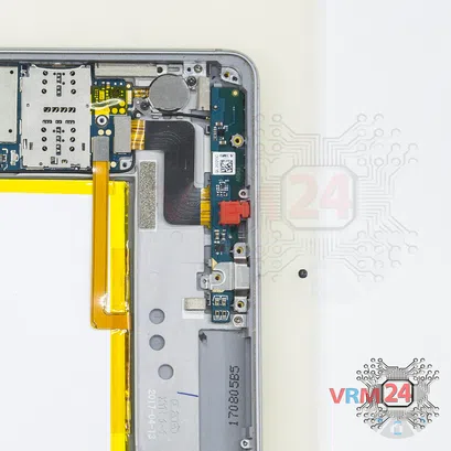Cómo desmontar Huawei MediaPad M3 Lite 8", Paso 10/2
