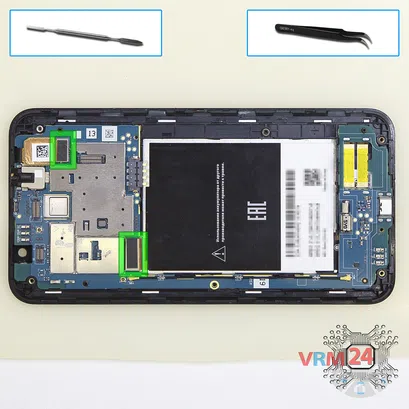 How to disassemble Asus ZenFone Go ZB551KL, Step 8/1