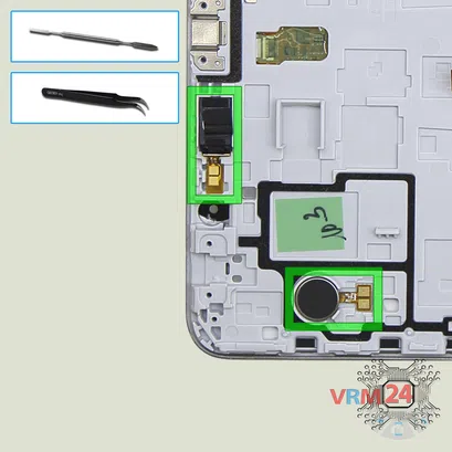 Cómo desmontar Samsung Galaxy Tab A 7.0'' SM-T285, Paso 9/1