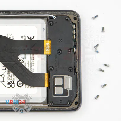 Cómo desmontar Samsung Galaxy A73 SM-A736, Paso 7/2