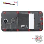How to disassemble HTC Desire 300, Step 3/1