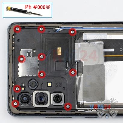 Como desmontar Samsung Galaxy A72 SM-A725, Passo 4/1