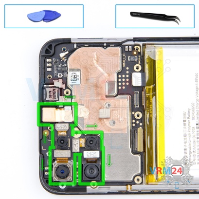 How to disassemble Realme C15, Step 13/1