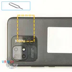 How to disassemble Xiaomi Redmi 10C, Step 2/1