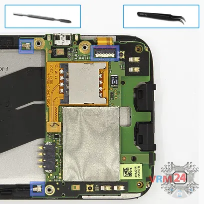 How to disassemble HTC Sensation XL, Step 7/1